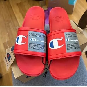 CHAMPION MENS IPO SQUISHY SLIDES  size 13